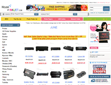 Tablet Screenshot of houseofinkjet.com